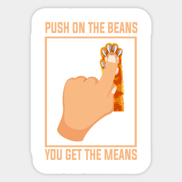 MEANBEANS Sticker by Green Art Service